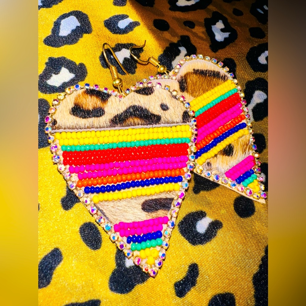Multicolor Pattern Earrings